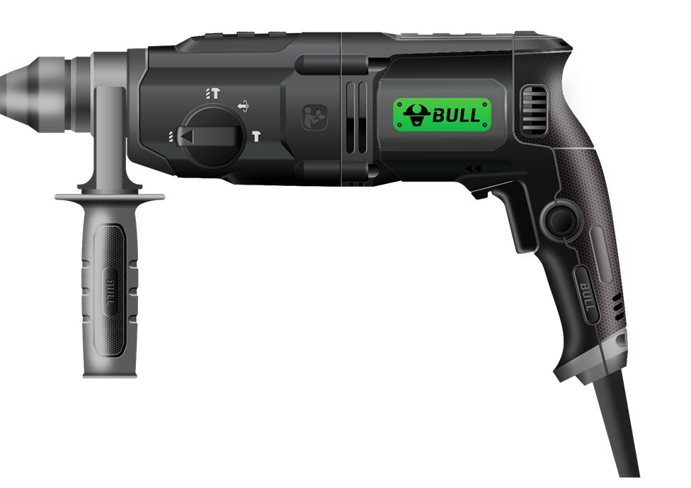 3-Funktions-Bohrhammer mit SDS-PLUS-System (HGXM-Serie)